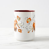 Het schilderen van de grot van Mammoth met Entopti Tweekleurige Koffiemok (Center)