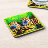 Het schilderen van de Jaguars. Bestel nu Bier Onderzetter (Linkerzijde)