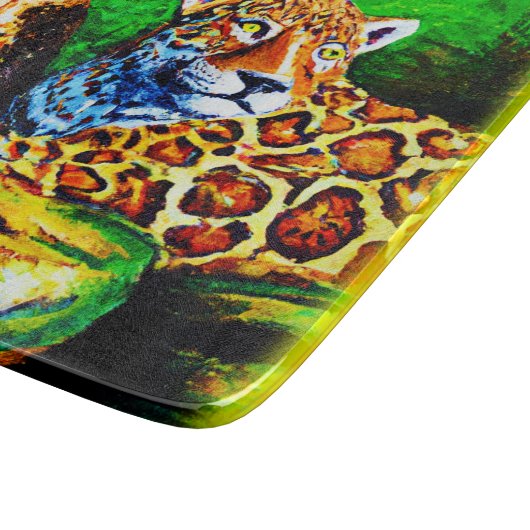 Het schilderen van de Jaguars. Bestel nu Snijplank (Hoek)