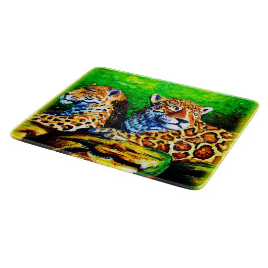 Het schilderen van de Jaguars. Bestel nu Snijplank (Hoek)