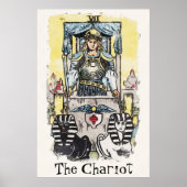 Het schilderen van de Kaart van Chariot Major Arca Poster (Voorkant)