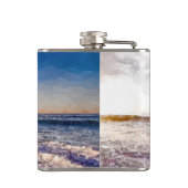 Het Schilderen van de Kleur van het water - het Heupfles (Achterkant)