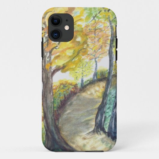 Het Schilderen van de Kunst van de Bladeren van de Case-Mate iPhone Case (Achterkant)