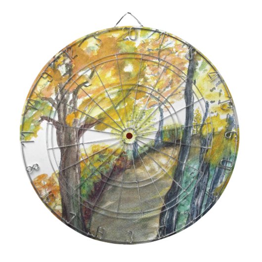 Het Schilderen van de Kunst van de Bladeren van de Dartbord (Voorkant)