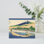 Het schilderen van de Kunst van Hokusai Bergen Briefkaart (Staand voorkant)