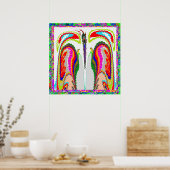 Het schilderen van de Liefde Poster (Keuken)