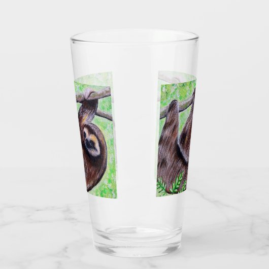 Het Schilderen van de Luiaard van Smiley Glas (Links)