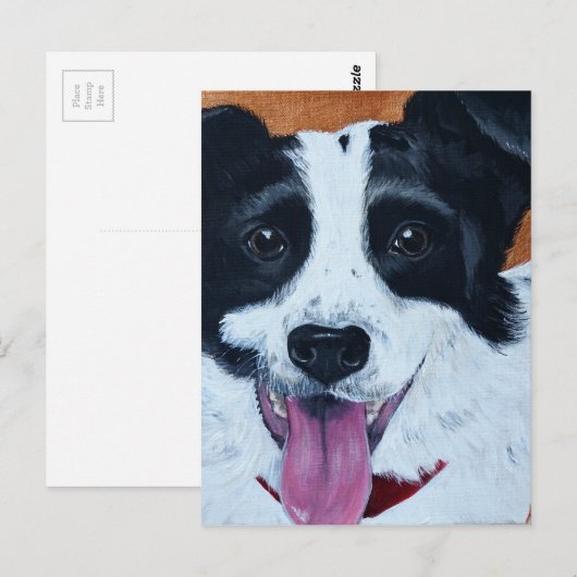 Het Schilderen van de Mix van de grens Briefkaart (Voorkant / Achterkant)