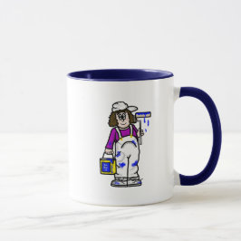 Het schilderen van de Mok van het Koffie van Diva