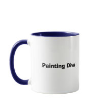 Het schilderen van de Mok van het Koffie van Diva