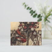 Het schilderen van de Rozen Briefkaart (Staand voorkant)