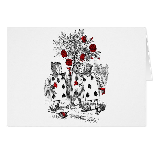 Het schilderen van de Rozen Rood (Voorkant Horizontaal)