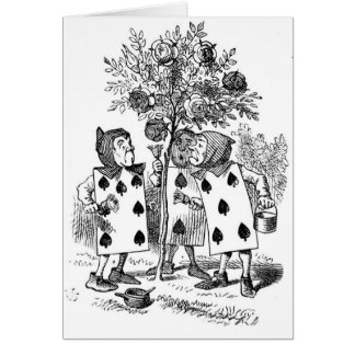 Het schilderen van de Rozen rood