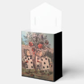 Het schilderen van de Rozen Rood 3 Bedankdoosjes (Geopend)