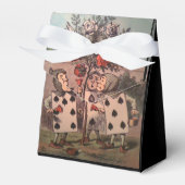 Het schilderen van de Rozen Rood 3 Bedankdoosjes (Voorkant Zijde)