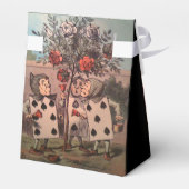 Het schilderen van de Rozen Rood 3 Bedankdoosjes (Achterkant)