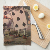 Het schilderen van de Rozen Rood 3 Theedoek (Quarter Fold)