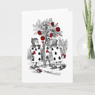 Het schilderen van de Rozen Rood Kaart