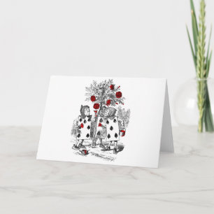 Het schilderen van de Rozen Rood Kaart