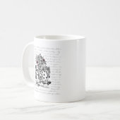 Het schilderen van de Rozen Rood Koffiemok (Voorkant links)