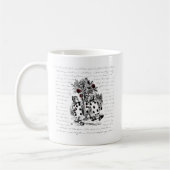 Het schilderen van de Rozen Rood Koffiemok (Links)