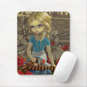 "Het schilderen van de Rozen Rood" Mousepad Muismat (Met muis)