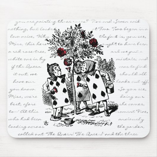 Het schilderen van de Rozen Rood Muismat (Voorkant)