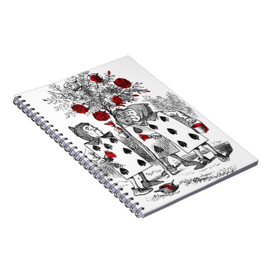 Het schilderen van de Rozen Rood Notitieboek (Rechterzijde)