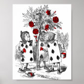 Het schilderen van de Rozen Rood Poster (Voorkant)