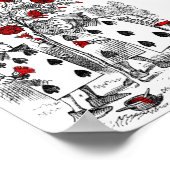 Het schilderen van de Rozen Rood Poster (Hoek)