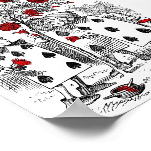 Het schilderen van de Rozen Rood Poster (Hoek)