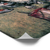 Het schilderen van de Rozen Rood Poster (Hoek)