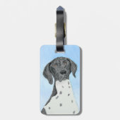 Het schilderen van de schilder van de Schilder van Bagagelabel (Achterkant verticaal)