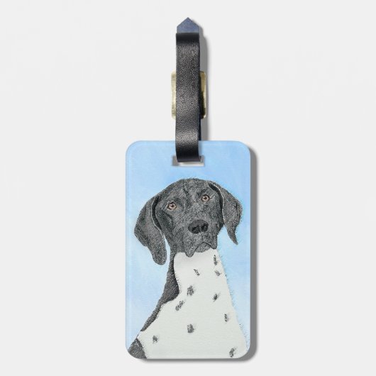 Het schilderen van de schilder van de Schilder van Bagagelabel (Achterkant verticaal)