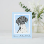 Het schilderen van de schilder van de Schilder van Briefkaart (Staand voorkant)