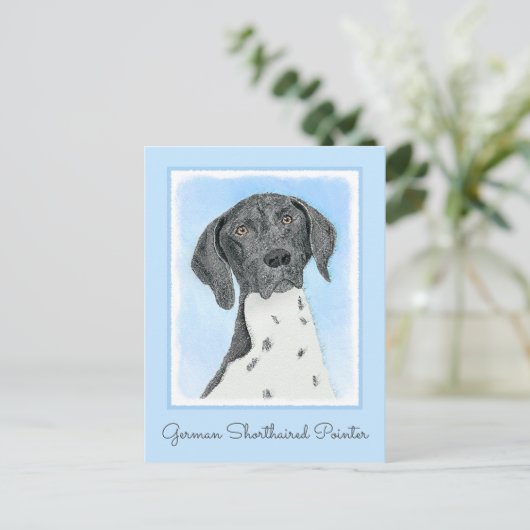 Het schilderen van de schilder van de Schilder van Briefkaart (Staand voorkant)