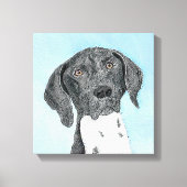 Het schilderen van de schilder van de Schilder van Canvas Afdruk (Voorkant)