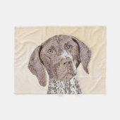 Het schilderen van de schilder van de Schilder van Fleece Deken (Voorkant (Horizontaal))