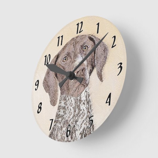 Het schilderen van de schilder van de Schilder van Ronde Klok (Hoek)