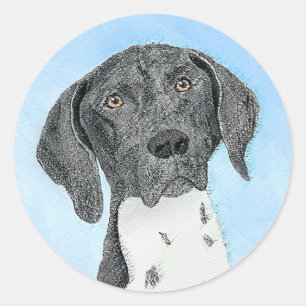 Het schilderen van de schilder van de Schilder van Ronde Sticker