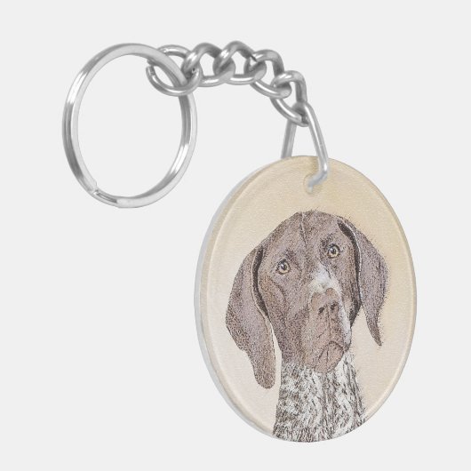 Het schilderen van de schilder van de Schilder van Sleutelhanger (Voorkant Links)