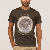 Het schilderen van de schilder van de Schilder van T-shirt (Voorkant)