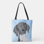 Het schilderen van de schilder van de Schilder van Tote Bag (Achterkant)