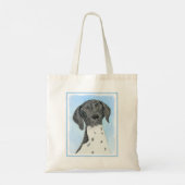 Het schilderen van de schilder van de Schilder van Tote Bag (Achterkant)