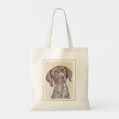Het schilderen van de schilder van de Schilder van Tote Bag (Achterkant)