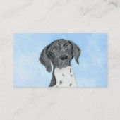 Het schilderen van de schilder van de Schilder van Visitekaartje (Achterkant)