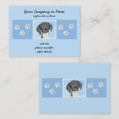 Het schilderen van de schilder van de Schilder van Visitekaartje (Voorkant / Achterkant)