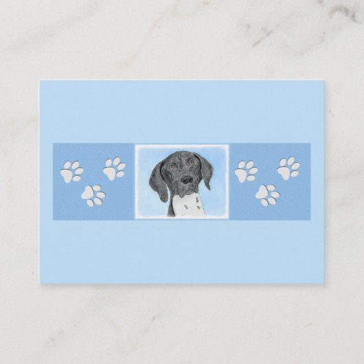 Het schilderen van de schilder van de Schilder van Visitekaartje (Achterkant)