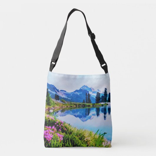 *~* Het schilderen van de Vloeren Ap19 het Bevesti Crossbody Tas (Achterkant)