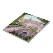 Het Schilderen van de Waterverf van de Brug van de Tegeltje (Zijkant)